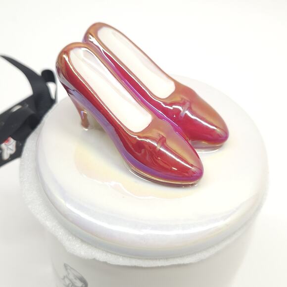 Halloween Rae Dunn Mug Wizard of Oz Dorothy Red Shoe Topper Double Sided - Picture 5 of 7